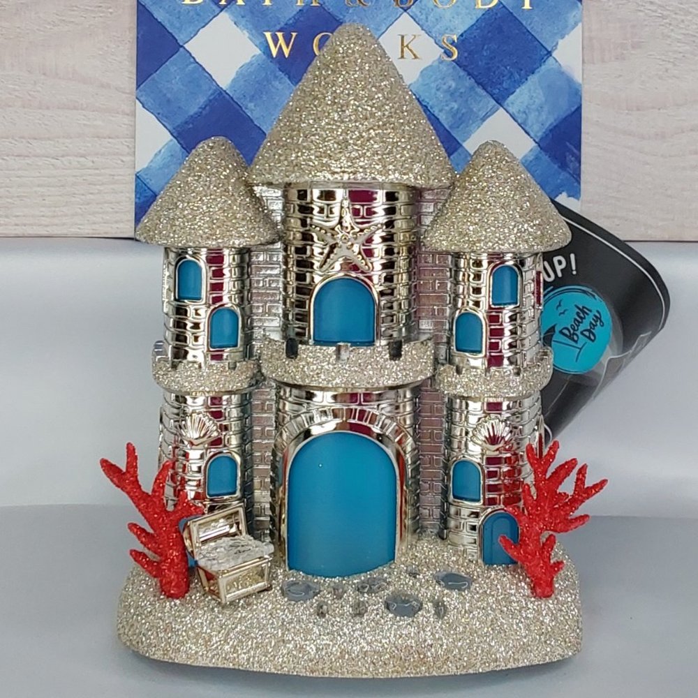 BATH & BODY WORKS ILLUMINATING WALLFLOWERS FRAGRANCE PLUG-IN WALL DISPLAY BEACH - Picture 9 of 17